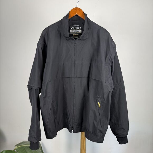 Zero Restriction Gore-Tex Featherweight Traveler Golf Zip-up Jacket XXL Black - Picture 1 of 12